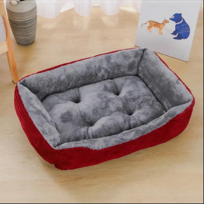 Plush Waterproof Pet Bed for All-Season Comfort