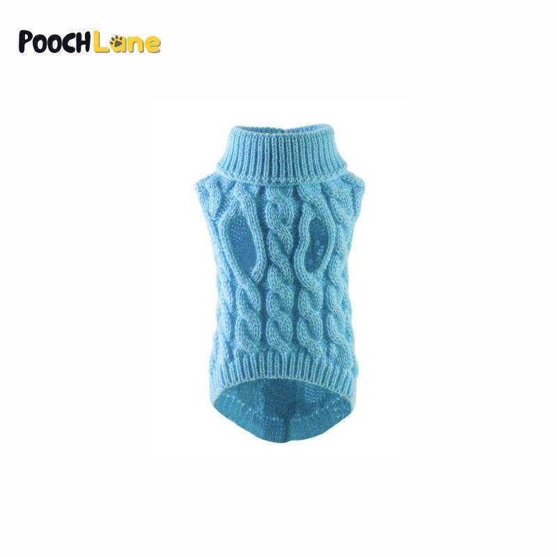 Cozy Cable-Knit Dog Sweater Vest