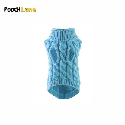 Cozy Cable-Knit Dog Sweater Vest