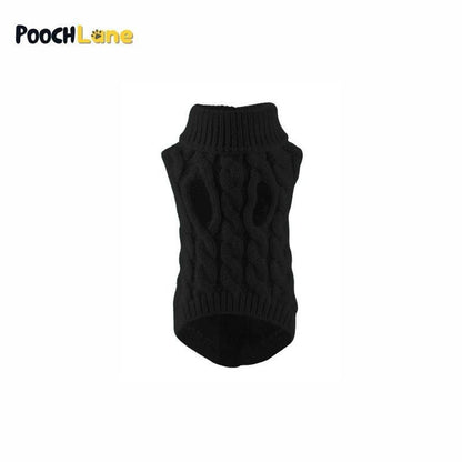 Cozy Cable-Knit Dog Sweater Vest