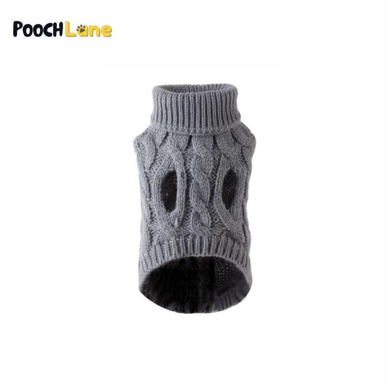 Cozy Cable-Knit Dog Sweater Vest