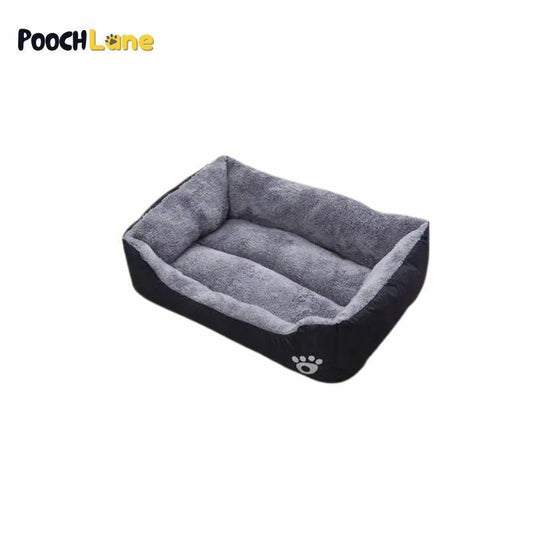 Cozy Paws Plush Dog Bed