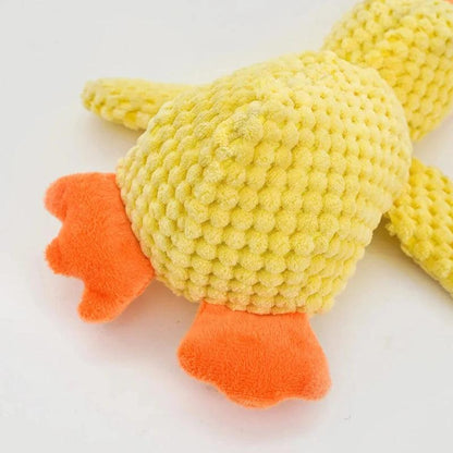 Duck-Shaped Quacking Dog Toy