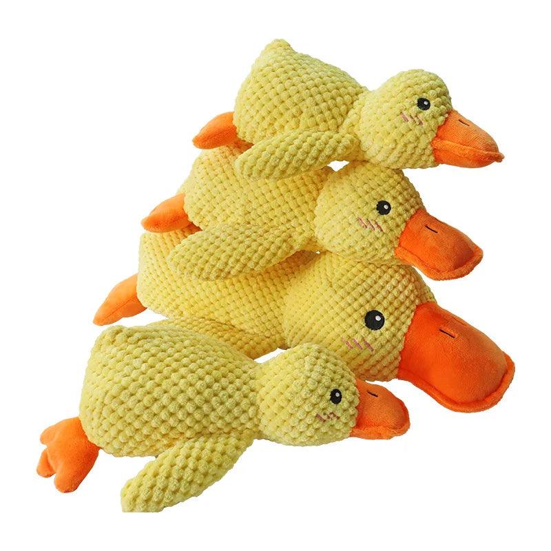 Duck-Shaped Quacking Dog Toy