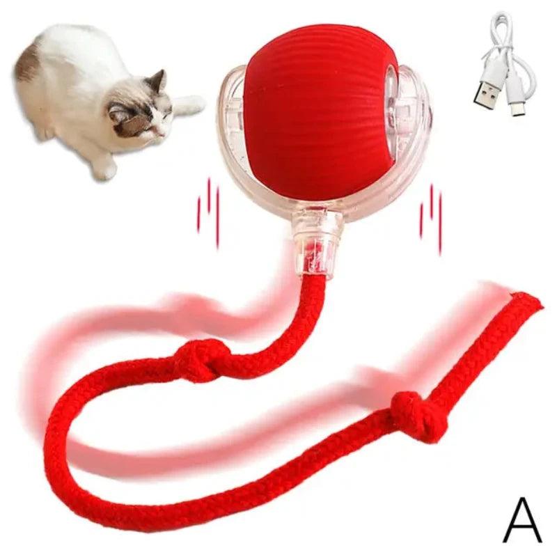 Interactive Smart Rollerball Toy for Cats