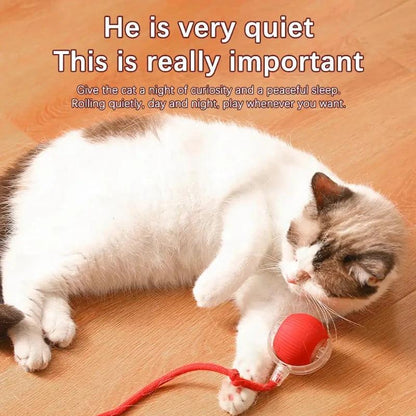 Interactive Smart Rollerball Toy for Cats