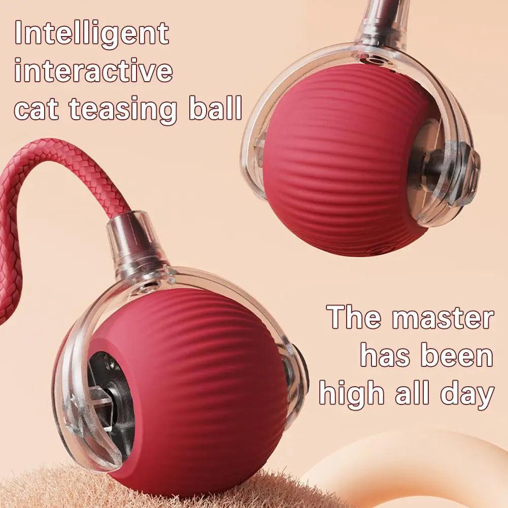 Interactive Smart Rollerball Toy for Cats