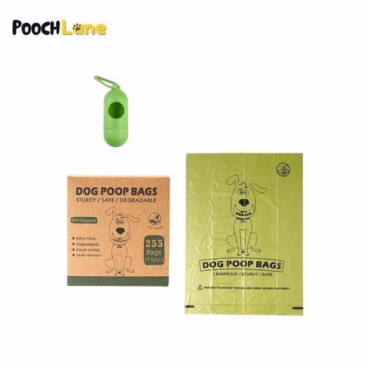 EcoPaws Biodegradable Dog Poop Bags - 17 Rolls