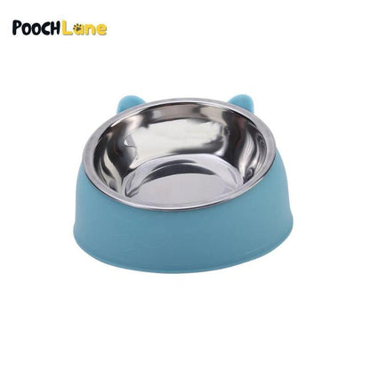 PurrfectTilt Non-Slip Pet Feeder Bowl