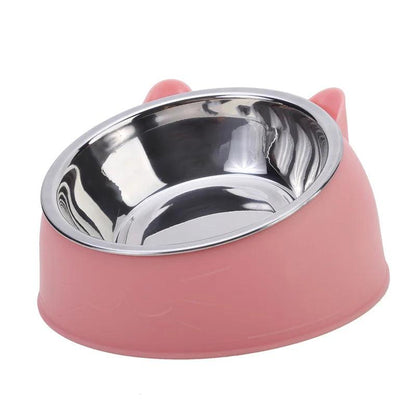 PurrfectTilt Non-Slip Pet Feeder Bowl