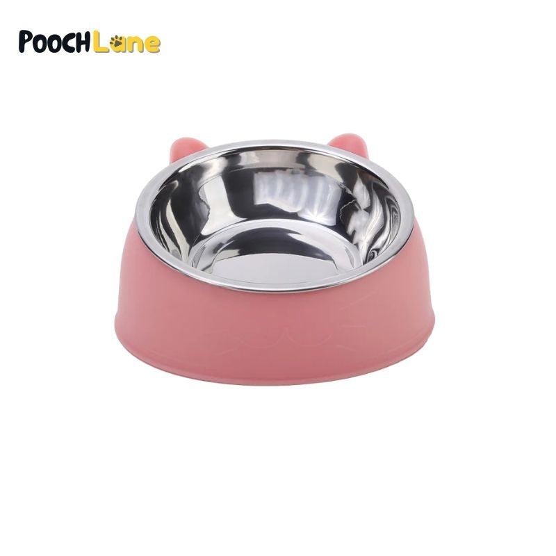 PurrfectTilt Non-Slip Pet Feeder Bowl