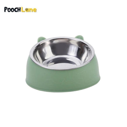 PurrfectTilt Non-Slip Pet Feeder Bowl