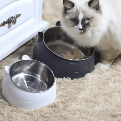 PurrfectTilt Non-Slip Pet Feeder Bowl