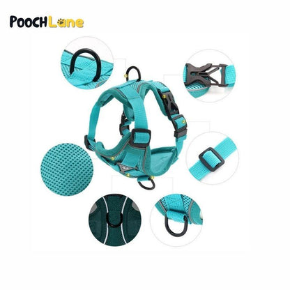 Reflective No-Pull Dog Harness with Leash