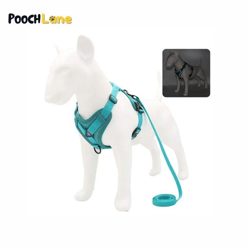 Reflective No-Pull Dog Harness with Leash