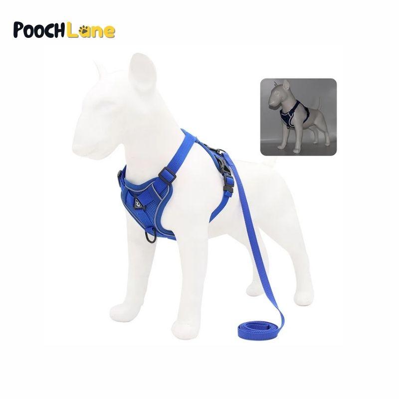 Reflective No-Pull Dog Harness with Leash