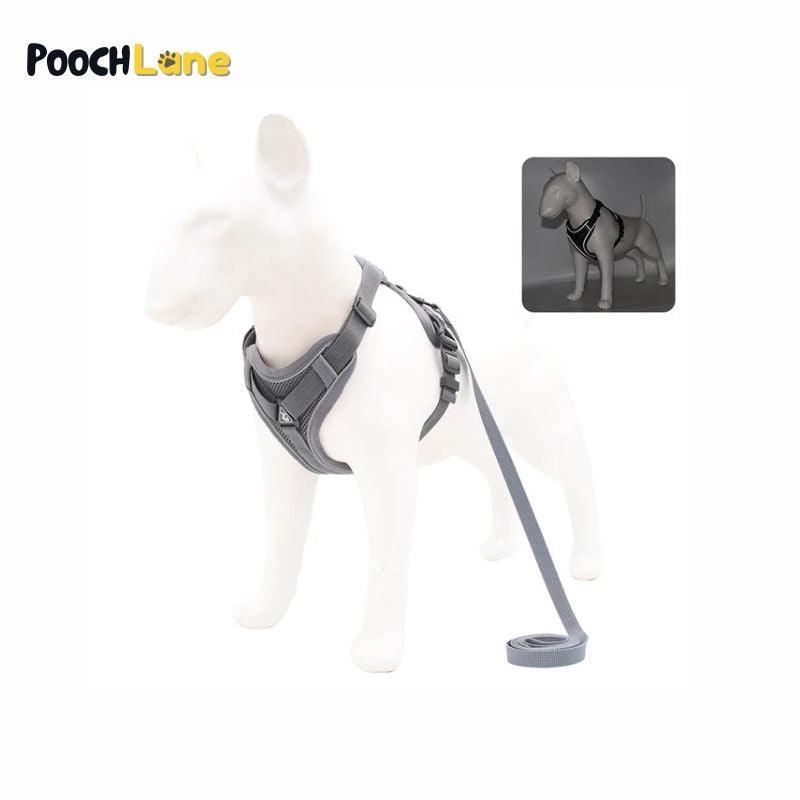 Reflective No-Pull Dog Harness with Leash