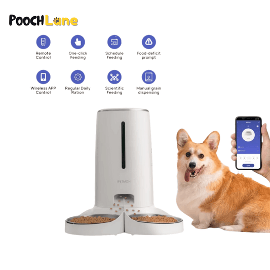 Smart Automatic Pet Feeder with Wi-Fi & App Control