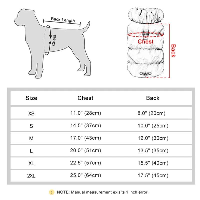 Soft & Warm Winter Padded Dog Jacket